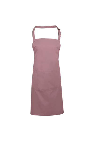 Premier Ladies/womens Colours Bip Apron With Pocket / Workwear In Purple