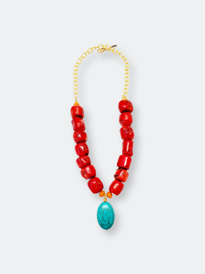 Minu Jewels Trada Necklace In Multi
