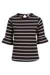Trespass Hokku Contrast Striped T-shirt In Black