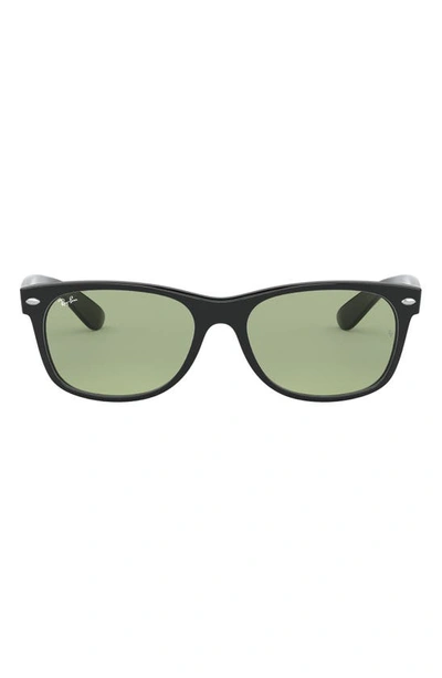 Ray Ban New Wayfarer Classic 55mm Sunglasses In Black/ Green