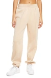 Nike Sportswear Essential Fleece Pants In Shimmer/ White