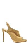 AQUAZZURA AQUAZZURA WOMEN'S BEIGE OTHER MATERIALS SANDALS,VSEHIGS0 35