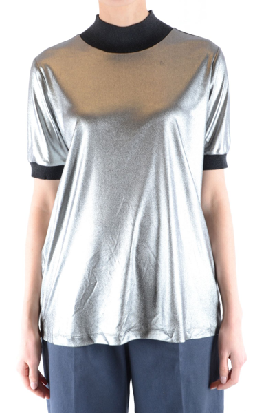Fabiana Filippi Womens Silver Other Materials T-shirt