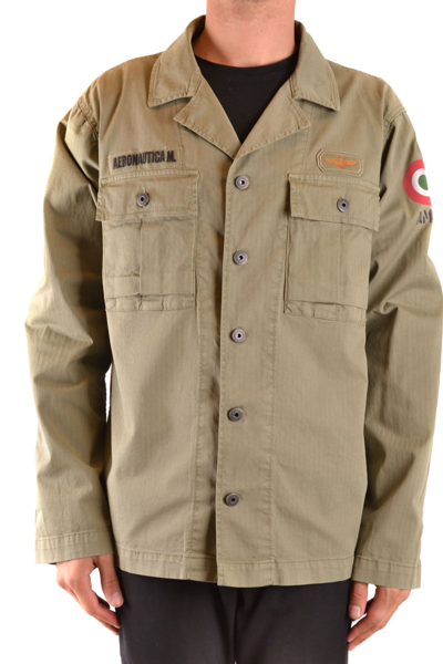 Aeronautica Militare Men's Green Outerwear Jacket