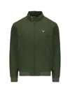 Barbour Crested Roystone Bomber Jacket In Green
