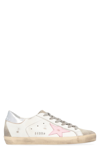 Golden Goose Superstar Mixed Leather Low-top Sneakers In White