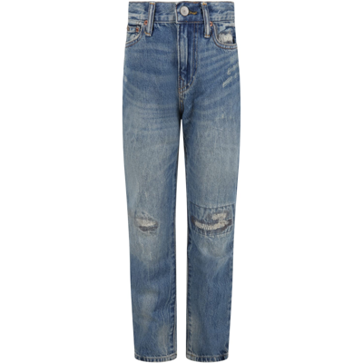 Polo Ralph Lauren Kids' Light Blue Jeans For Boy