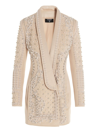 BALMAIN CRYSTAL PEARL BLAZER JACKET