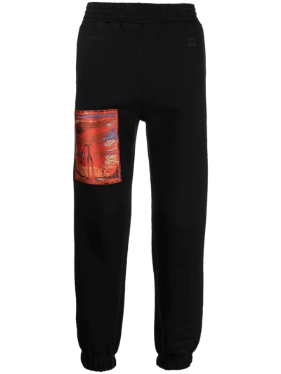 Givenchy Patch-detail Track Pants In Black