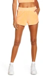 Alo Yoga Beachside Terry High Waist Shorts In Cantaloupe