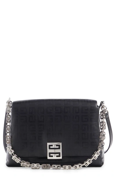 Givenchy Medium 4g Soft Shoulder Bag In Noir