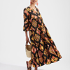 La Doublej Jennifer Jane Dress Cowgirl Nero In Cowgirl Nero