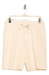 Abound Ottoman Drawstring Shorts In Beige Pearl