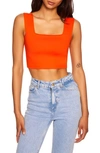 Susana Monaco Crop Tank In Sunset