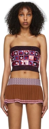 ANDREJ GRONAU SSENSE EXCLUSIVE RED MERINO WOOL CAMISOLE