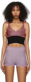 Andrej Gronau Ssense Exclusive Pink Bra In Pink