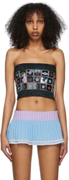 Andrej Gronau Ssense Exclusive Brown Merino Wool Camisole In Brown/blue