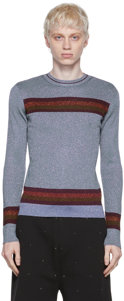 Valentino Purple Viscose Sweater In M07 Mauve