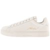 ARMANI COLLEZIONI EMPORIO ARMANI LOGO TRAINERS CREAM