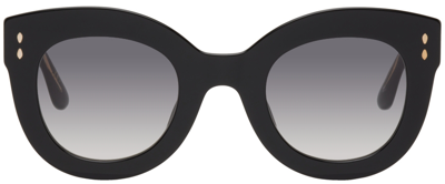Isabel Marant Black Steffy Sunglasses In 0807 Black