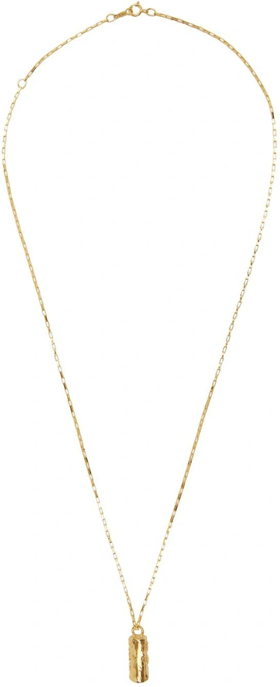 Alighieri The Amore 24kt Gold-plated Necklace In 24 Gold