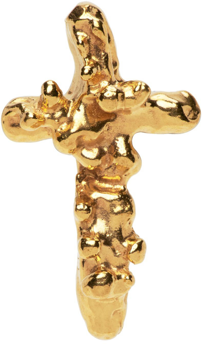 Alighieri Gold 'the Gilded Dagger' Single Earring In 24 Gold