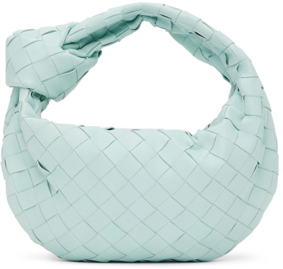 Bottega Veneta Blue Mini Jodie Bag In Light Blue