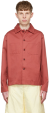 Carlota Barrera Red Cotton Jacket In Red