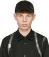 ALEXANDER MCQUEEN BLACK LOGO CAP