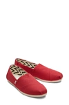 Toms Alpargata Slip-on In Red