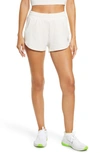 Alo Yoga Terry High-waisted Beachside Shorts In Ivory