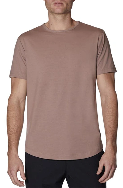 Cuts Trim Fit Crewneck Cotton Blend T-shirt In Mountain Mist