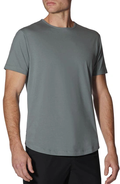 Cuts Trim Fit Crewneck Cotton Blend T-shirt In Sage