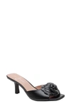 Linea Paolo Gemma-l Leather Sandal In Black