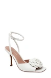 Linea Paolo Heather Ankle Strap Sandal In Eggshell
