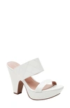 Linea Paolo Indigo Platform Sandal In Eggshell