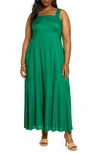 Vince Camuto Sleeveless Tiered Maxi Dress In Mint Julep