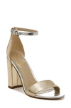 Sam Edelman Yaro Ankle Strap Sandal In Gold Leaf