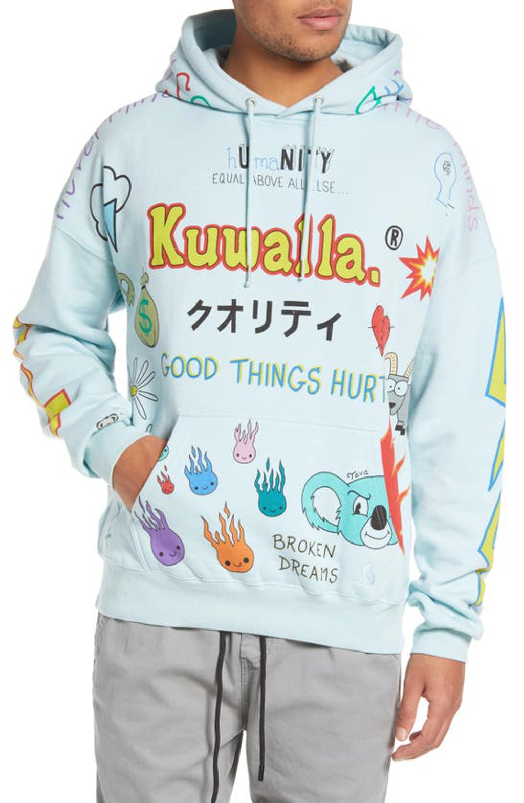 cottonmelody様♡SALE Kuwalla Mash Up 2.0 Cotton Hoodie In Oasis | ModeSens
