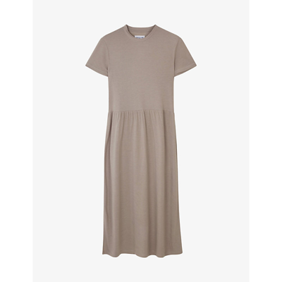 Libertine-libertine Zink Relaxed-fit Woven Midi Dress In Atmosphere