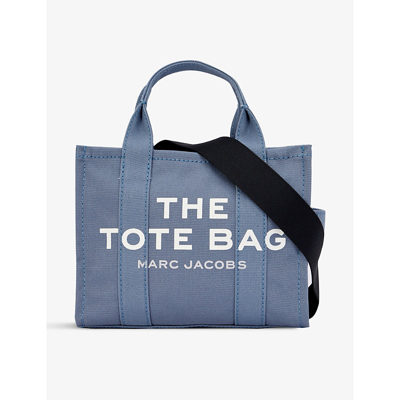Marc Jacobs The Mini Cotton Tote Bag In Blue