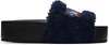 STELLA MCCARTNEY NAVY FANTASIA MICKEY VESTA SLIDES