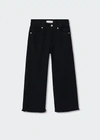 Mango Kids' Culotte Jeans Black Denim