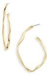 Karine Sultan Irregular Hoop Earrings In Gold