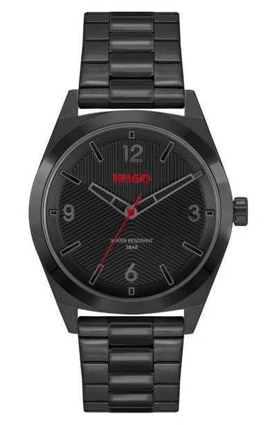 Hugo Boss Hugo Make Bracelet Watch, 42mm In Black