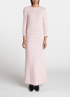 BALENCIAGA BACK-TO-FRONT TWEED GOWN