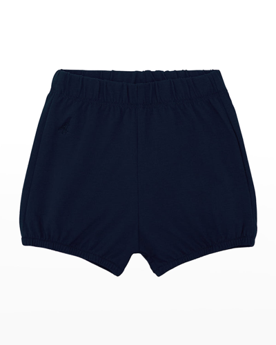 Vild - House Of Little Kid's Cotton Jersey Bloomers In Navy Blue
