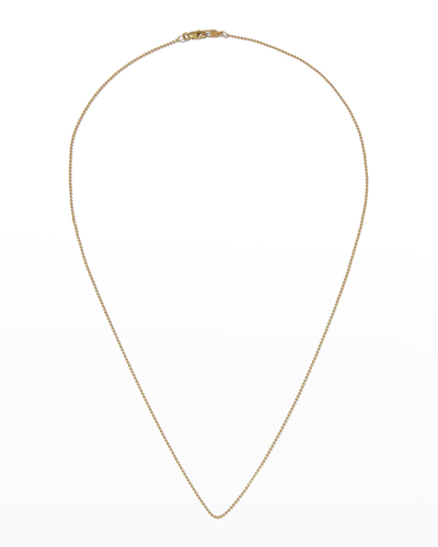 Sarah Chloe Melange 14k Gold Ball Chain Necklace