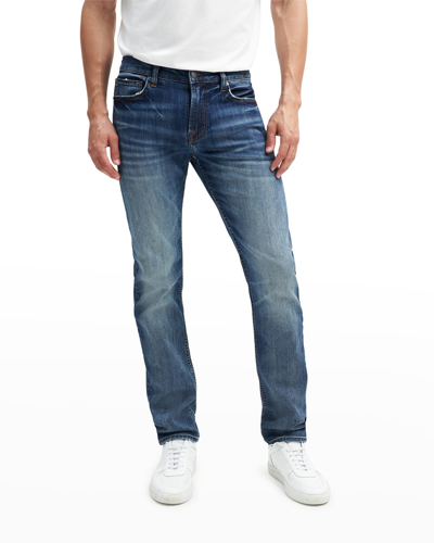 7 For All Mankind Men's Slimmy Airweft Slim-straight Jeans In Coachella