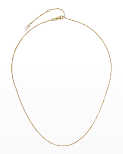 Sarah Chloe Melange 14k Gold Cable Chain Necklace